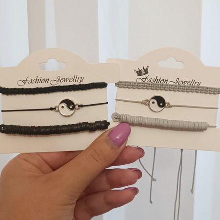 دستبند سه لاین مدل یین یانگ