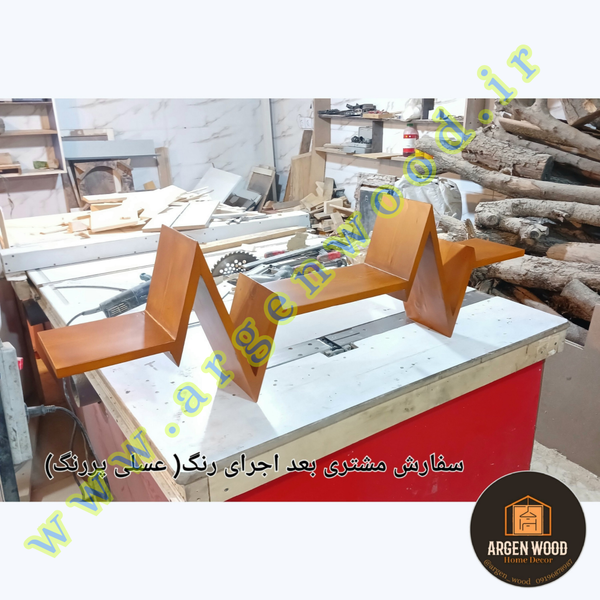 شلف دیواری فانتزی ، مدرن و خاص طرح ضربان قلب (گراف)