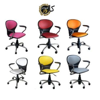 صندلی اداری کارمندی رمانتیک دیزاین مدل ساکار بسته 6 عددی