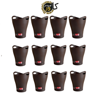 سطل زباله اداری پلاستیکی متوسط بسته 12 عددی