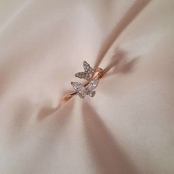 انگشتر ژوپینگ پروانه