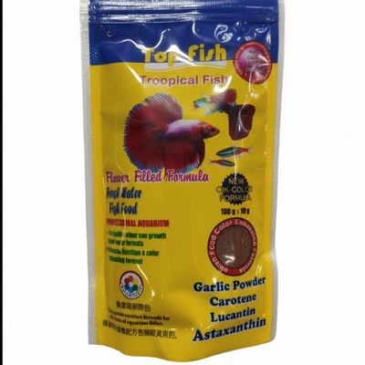 غذای ماهی پلنتی پودری تاپ فیش 100 گرم