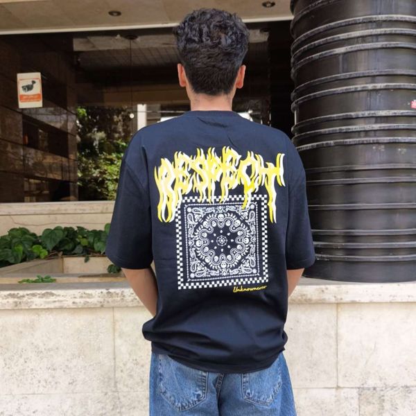 تیشرت پشت چاپ تکست خشن