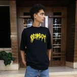 تیشرت پشت چاپ تکست خشن