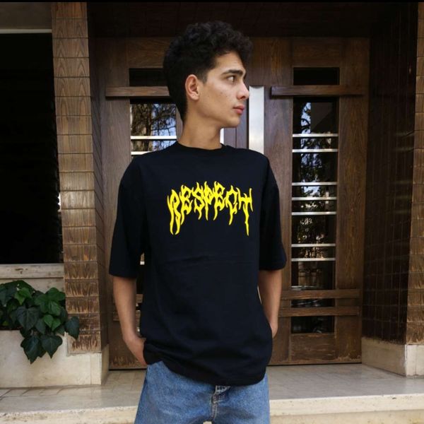 تیشرت پشت چاپ تکست خشن