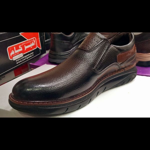 کفش مردانه روزمره چرم طبیعی زیره پی یو