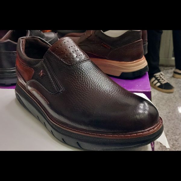 کفش مردانه روزمره چرم طبیعی زیره پی یو