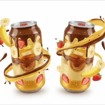 دسر میوه ای عربی کنسروی | چاکلت بری | CHOCOLATE BERRY