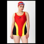 ست دو تکه مایو  زنانه پادار و کلاه