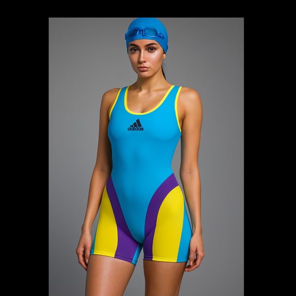 ست دو تکه مایو  زنانه پادار و کلاه