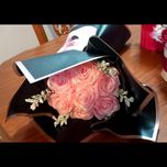 دسته گل صورتی