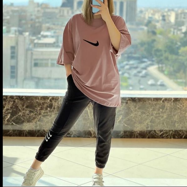 ست تیشرت و شلوار  زنانه مدل نایک