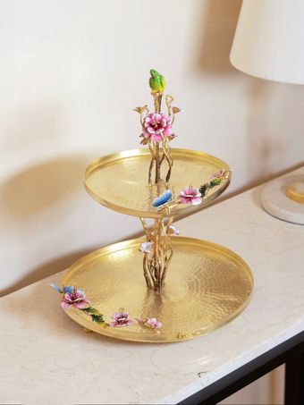 دیس دو طبقه  مینا برنجی