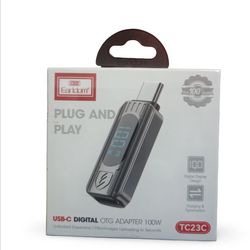 مبدل Earldom USB-C Digital OTG Adapter 100W