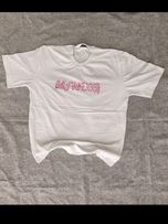 تیشرت لش پشت چاپ صورتی