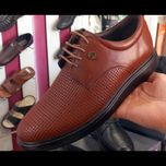 کفش مردانه تمام چرم طبیعی آفاق با زیره پی یو