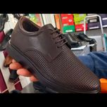 کفش مردانه تمام چرم طبیعی آفاق با زیره پی یو