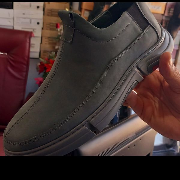 کفش راحتی شمس از جنس چرم طبیعی زیره پی یو