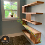 شلف دیواری 5 طبقه