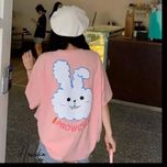 تیشرت زنانه وارداتی طرح خرگوش