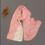 شال زنانه طرح قلبی
