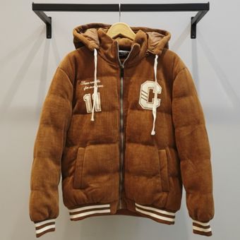 کاپشن مخمل بیسبالی