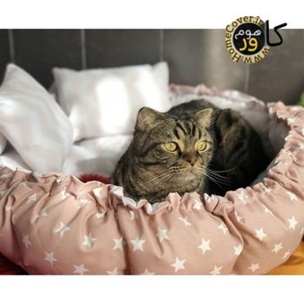 جای خواب سگ و گربه رمانتیک دیزاین مدل هلین Helin