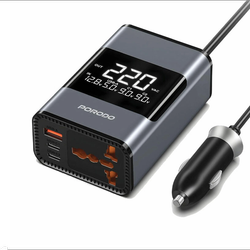 اینورتر فندکی خودرو مدل FWC067 با توان 200 وات و خروجی PD 36W