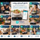 ترازو آشپزخانه هوشمند کالریشمار مدل KN2432WB با اتصال به اپلیکیشن Fitdays+