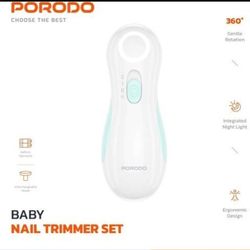ست ناخن‌گیر برقی نوزاد پرودو Porodo Baby Nail Trimmer Set