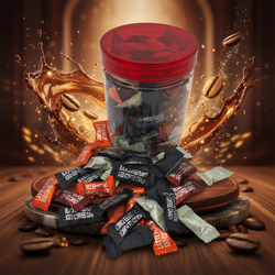 قرص قهوه آیس مخلوط 100 گرمی ( دارای خنک کننده )