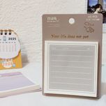 استیکی نوت پینترستی و مینیمال 60 برگ گربه و ماهی