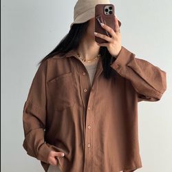 شومیز ساده پفکی🦩🍑