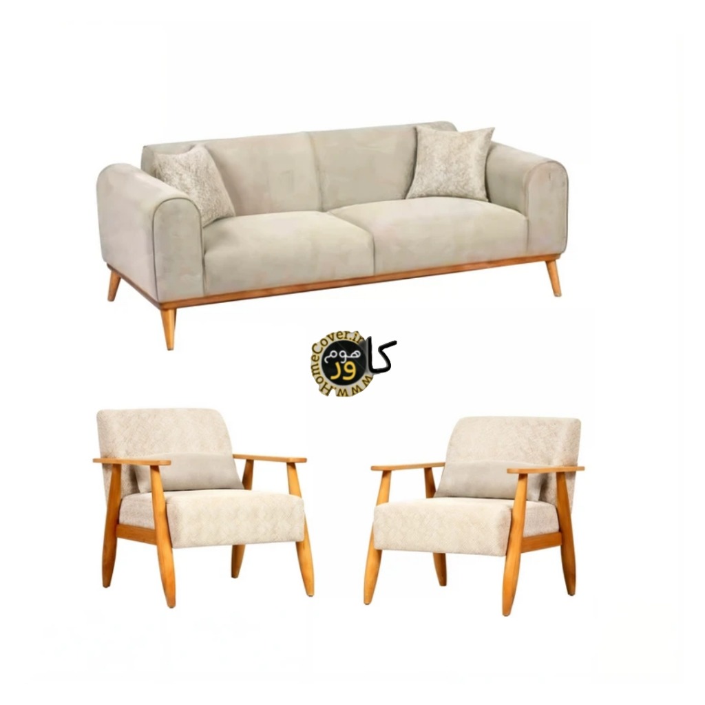 مبل راحتی 5 نفره هوم کاور مدل هیوود Hywood 311