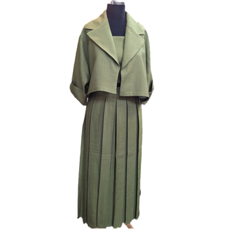 سه تیکه کت و دامن و کراپ(کد 9976)