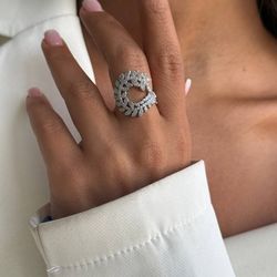 انگشتر جواهری فلاور