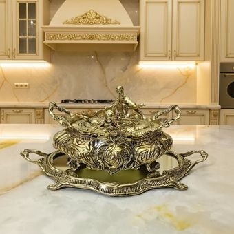 جاردین یا شکلات خوری برنزی سایز 2