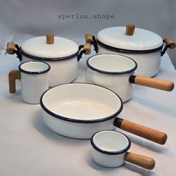 ست سرویس آشپزی لعابی