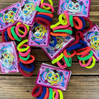 کش موی ساده رنگی 6 عددی