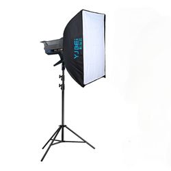 ست کامل ویدیو لایت نور 400 وات  BKL-400 مجهز به سافت باکس و پایه حرفه ای