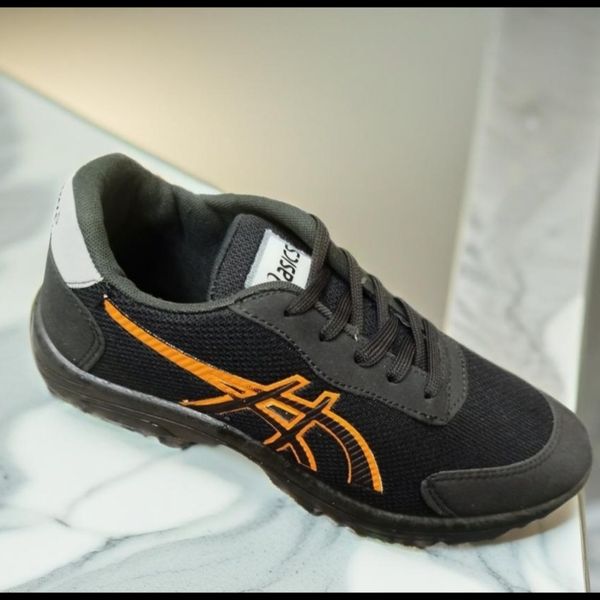 کفش مردانه راحتی اسیکس - رویه کتان و راشل با زیره PU تزریقی