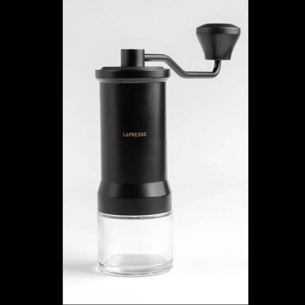 آسیاب قهوه دستی لپرسو LePRESSO مدل LPMCGRBK با تیغه استیل ضدزنگ SS420