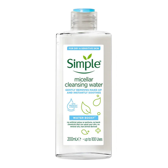 میسلار واتر سیمپل مدل واتر بوست (Simple Water Boost Micellar Cleansing Water)