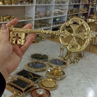 جا کلیدی برنزی مدل کلید بزرگ