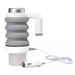 کتری فندکی / کمپینگ گرین لاین — Green Lion Car Folding Electric Kettle 500 mL