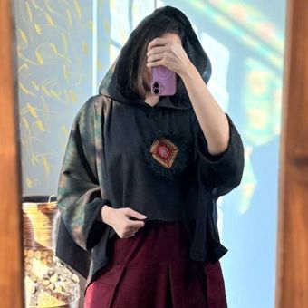 بلوز مخمل کبریتی