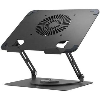 استند لپ‌تاپ قابل تنظیم با فن خنک‌کننده — Green Lion Adjustable Laptop Stand with Fan