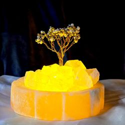 آباژور سنگ نمک درختچه رنگی