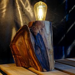 آباژور چوبی طرح تنه درخت