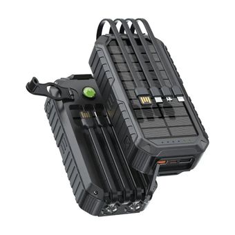 پاوربانک خورشیدی گرین لاین سولار میت 20000 میلی‌آمپر | Green Lion Solar Mate 20k Solar Power Bank